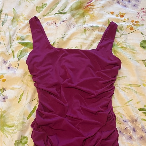 NWT Fuchsia Ruched Bodycon Maxi Dress - Picture 5 of 8